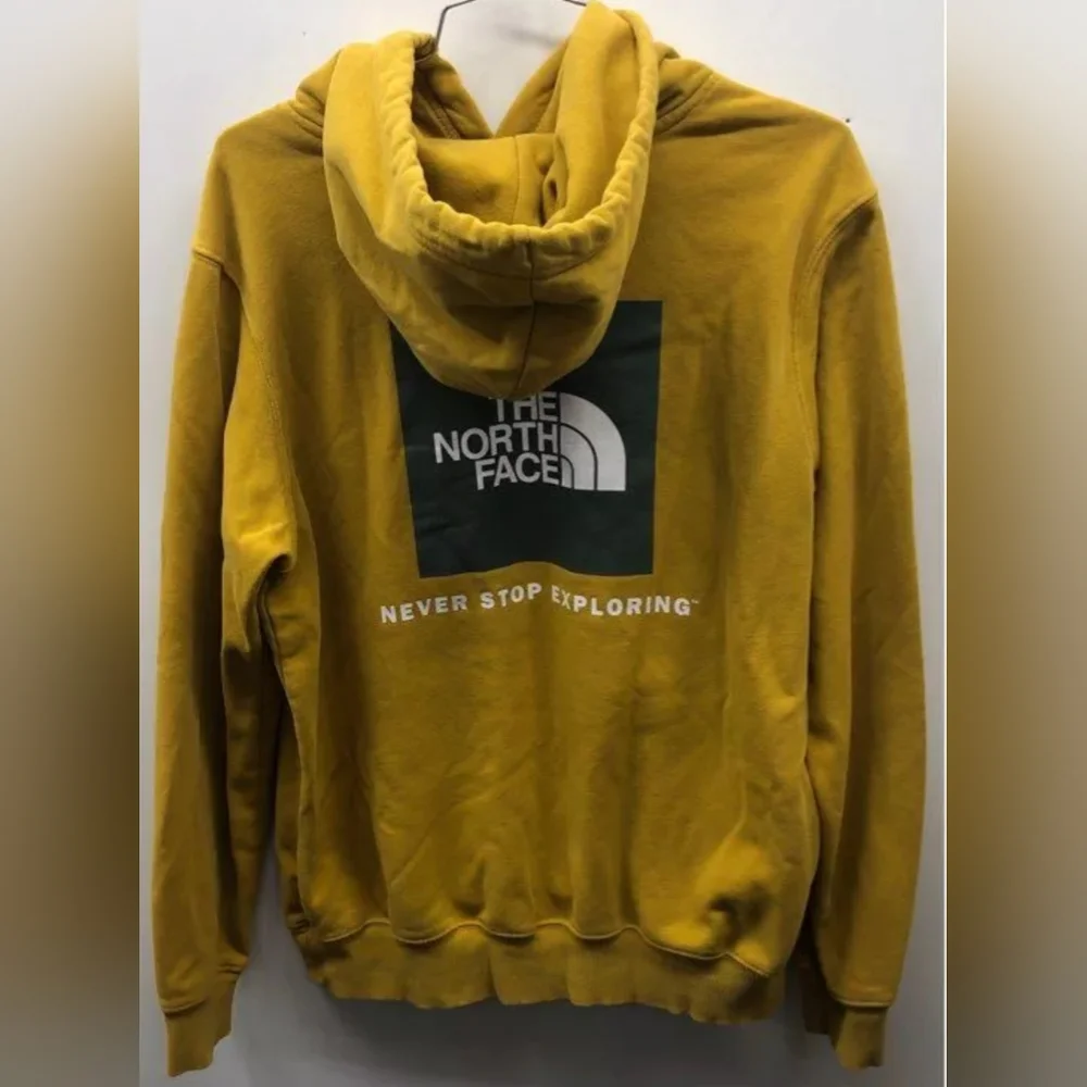 THE NORTH FACE Men's Box NSE Hoodie Arrowwood Yellow Size M Used Exc MSRP $65 - Picture 6 of 8